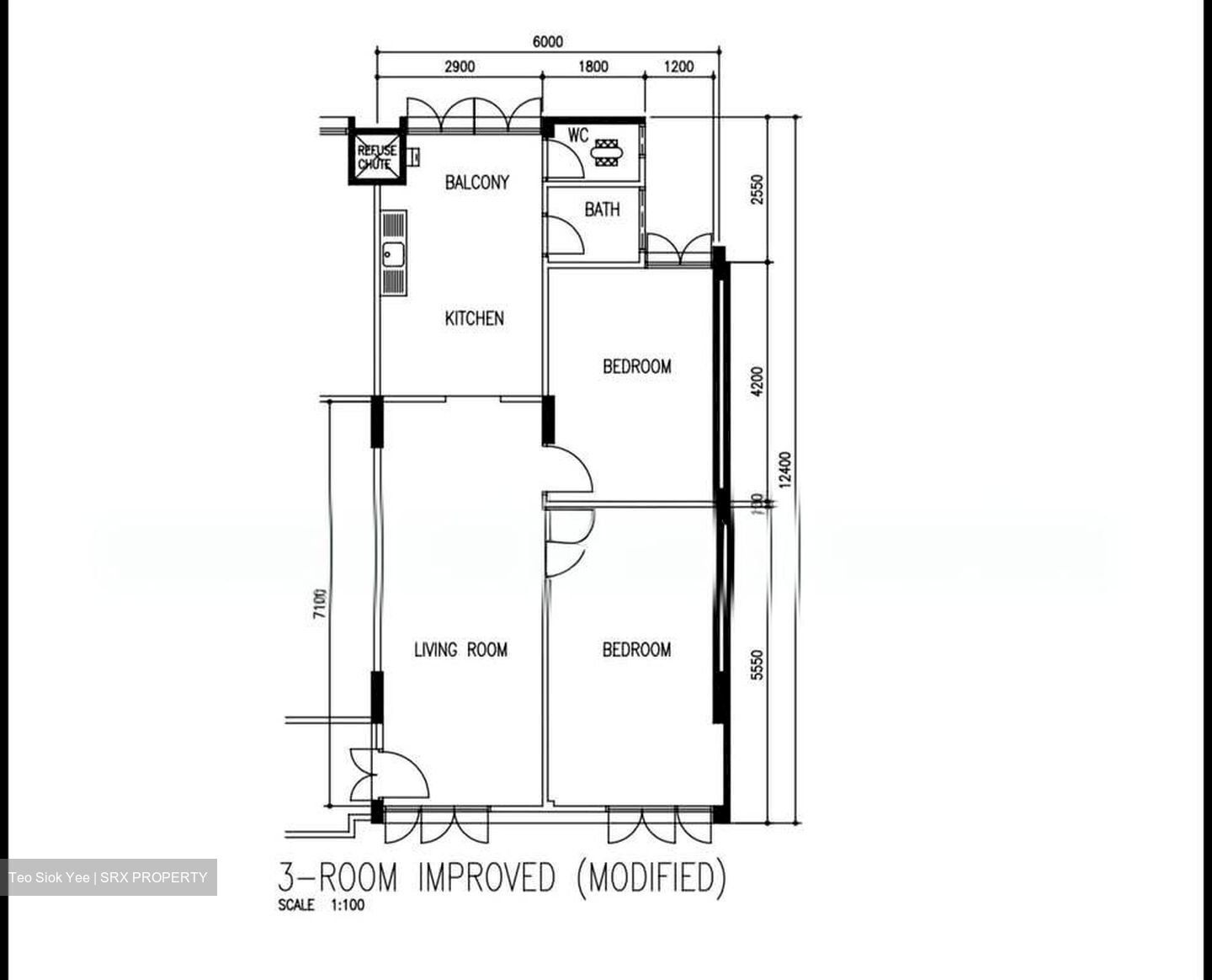 Blk 1 Hougang Avenue 3 (Hougang), HDB 3 Rooms #592515681